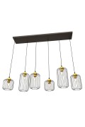 Lampa wisząca VANDER 6 BL GOLD