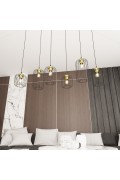 Lampa wisząca VANDER 6 BL GOLD