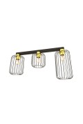 Lampa sufitowa BARN 3 BL GOLD