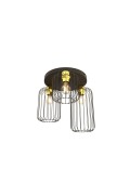 Lampa sufitowa BARN 3PREM BL GOLD