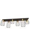 Lampa sufitowa BARN 6 BL GOLD - Emibig
