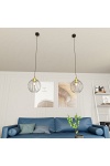 Lampa wisząca NANDO 1 BL GOLD - Emibig