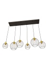 Lampa wisząca NANDO 6 BL GOLD - Emibig