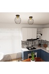 Lampa sufitowa NEST 1 BL GOLD - Emibig