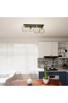 Lampa sufitowa NEST 4 BL GOLD - Emibig