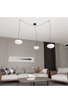 Lampa wisząca ORIGO 3 BL OPAL - Emibig