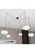 Lampa wisząca ORIGO 5 BL OPAL