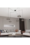 Lampa wisząca ORIGO 5 BL GRAFIT - Emibig