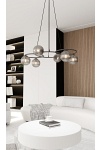 Lampa sufitowa LIBRA 6 BL GRAFIT - Emibig