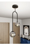 Lampa sufitowa ATRIA 2 BL GRAFIT - Emibig