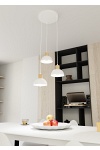 Lampa wisząca SECO 3 PREM WH - Emibig