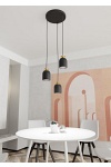 Lampa wisząca TARGET 3 PREM BL - Emibig
