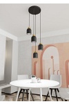 Lampa wisząca TARGET 4 PREM BL - Emibig