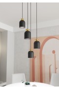 Lampa wisząca TARGET 4 PREM BL
