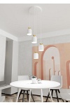 Lampa wisząca TARGET 4 PREM WH - Emibig