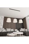 Lampa wisząca EPOCA 3 BEIGE - Emibig