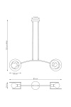 Lampa wisząca EUFORIA 2 BL - Emibig