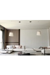 Lampa wisząca ASCOT 1 BEIGE - Emibig