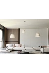 Lampa wisząca ASCOT 3 BEIGE - Emibig