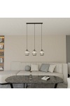 Lampa wisząca VERDI 3 BL GRAFIT - Emibig