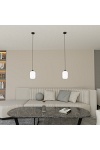 Lampa wisząca VERDI 1 BL OPAL - Emibig
