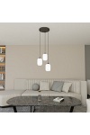 Lampa wisząca VERDI 3PREM BL OPAL - Emibig