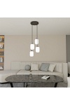 Lampa wisząca VERDI 4PREM BL OPAL - Emibig