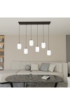 Lampa wisząca VERDI 6 BL OPAL - Emibig