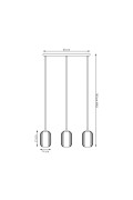 Lampa wisząca VERDI 3 BL MIX