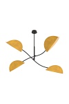 Lampa sufitowa LOTUS 4 BL MUSTARD - Emibig