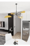 Lampa sufitowa LOTUS 4 BL MUSTARD - Emibig