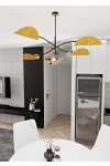 Lampa sufitowa LOTUS 6 BL MUSTARD - Emibig