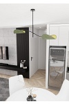 Lampa sufitowa LOTUS 2 BL GREEN - Emibig