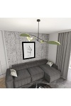 Lampa sufitowa LOTUS 4 BL GREEN - Emibig