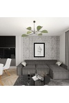 Lampa sufitowa LOTUS 6 BL GREEN - Emibig