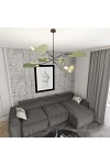 Lampa sufitowa LOTUS 6 BL GREEN - Emibig
