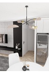 Lampa sufitowa LOTUS 4 BL GRAY - Emibig