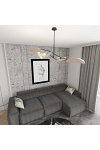 Lampa sufitowa LOTUS 4 BL GRAY - Emibig