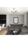 Lampa sufitowa LOTUS 6 BL GRAY - Emibig