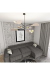 Lampa sufitowa LOTUS 6 BL GRAY - Emibig