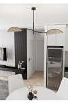 Lampa sufitowa LOTUS 2 BL NATURAL - Emibig
