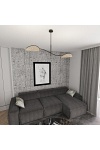 Lampa sufitowa LOTUS 2 BL NATURAL - Emibig