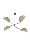 Lampa sufitowa LOTUS 4 BL NATURAL - Emibig