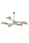 Lampa sufitowa LOTUS 6 BL NATURAL - Emibig