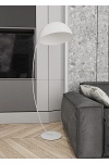 Lampa podłogowa ARCOS LP1 WH WHITE oprawa oświetleniowa - Emibig
