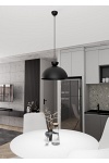 Lampa wisząca LUNARO 1L BL BLACK - Emibig