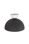 Lampa wisząca LUNARO 1S BL BLACK/WHITE - Emibig