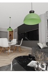 Lampa wisząca LUNARO 1L BL GREEN - Emibig