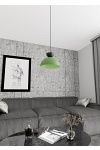 Lampa wisząca LUNARO 1S BL GREEN - Emibig