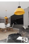 Lampa wisząca LUNARO 1L BL ORANGE - Emibig